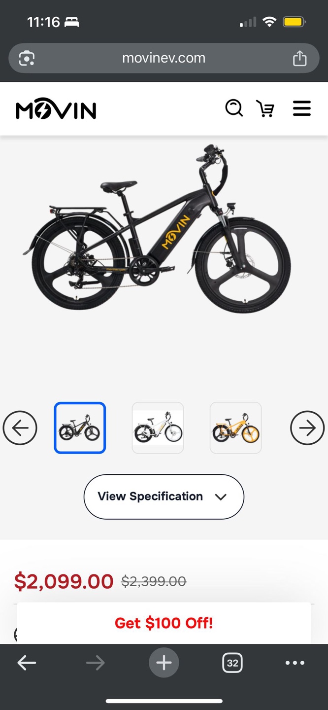 MOVIN Electric Bicycle