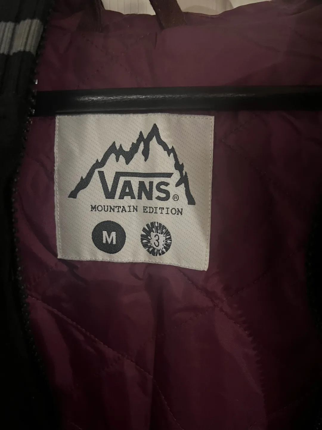 Men's Vans Mountain Edition Zip-Up Hoodie Jacket Size Medium image indicator(3)