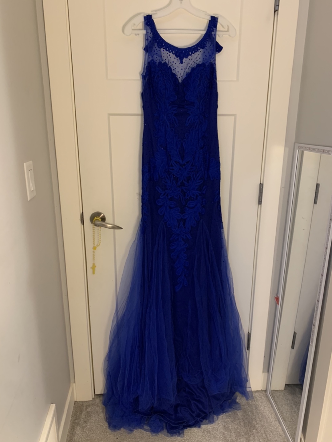 Stunning Royal Blue Mermaid Prom Dress - photo 2