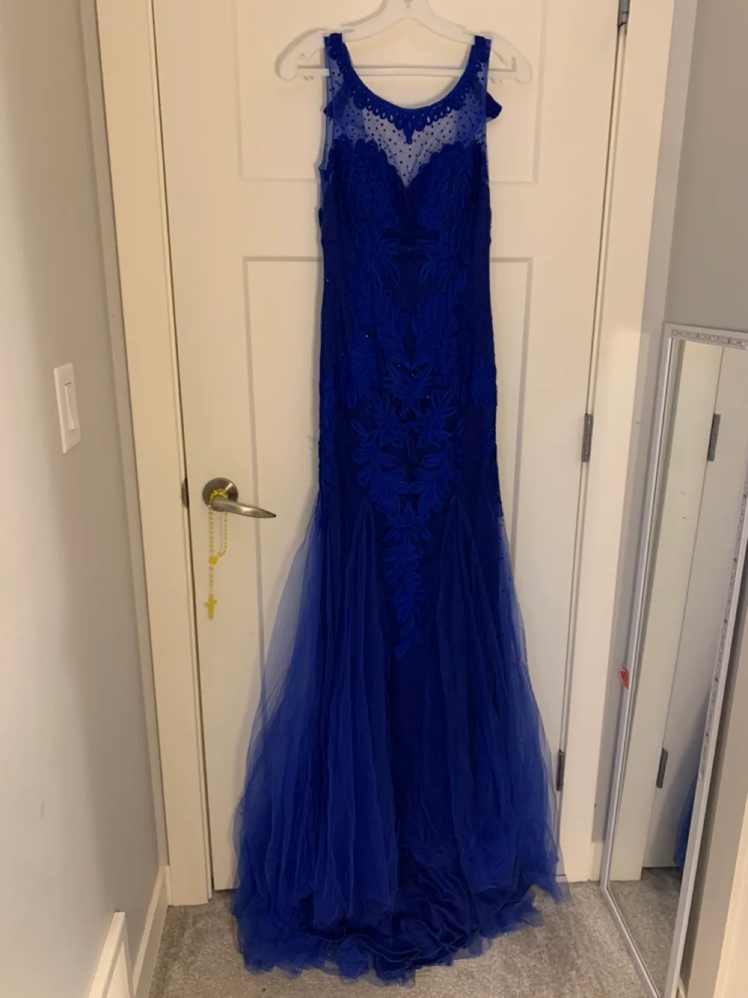 Stunning Royal Blue Mermaid Prom Dress image indicator(2)