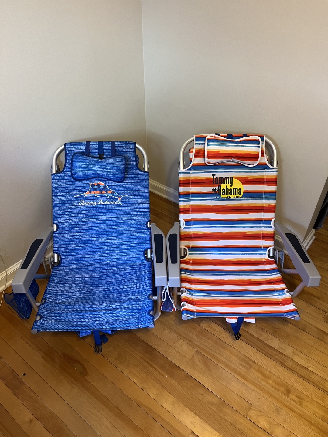 Tommy Bahama Folding Beach Chairs - Two Available