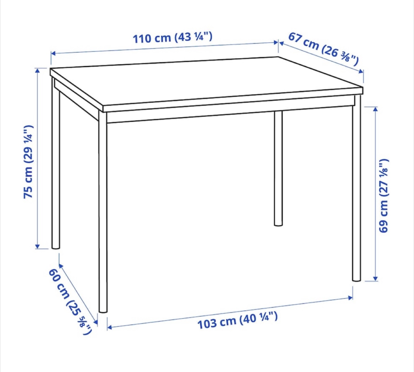 IKEA 4-Piece Dining Set: Table and Chairs - photo 2