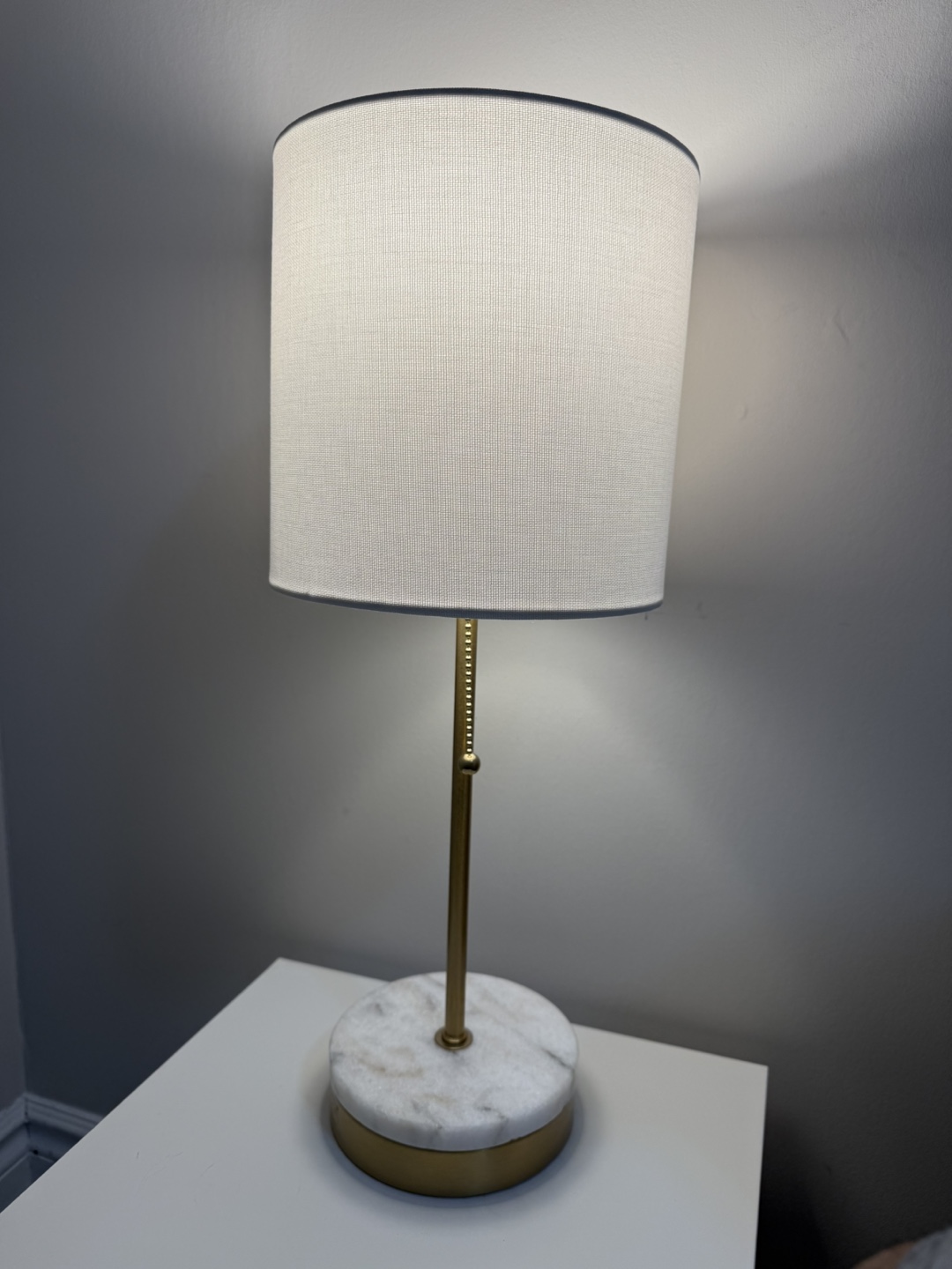 Marble and Gold Table Lamp