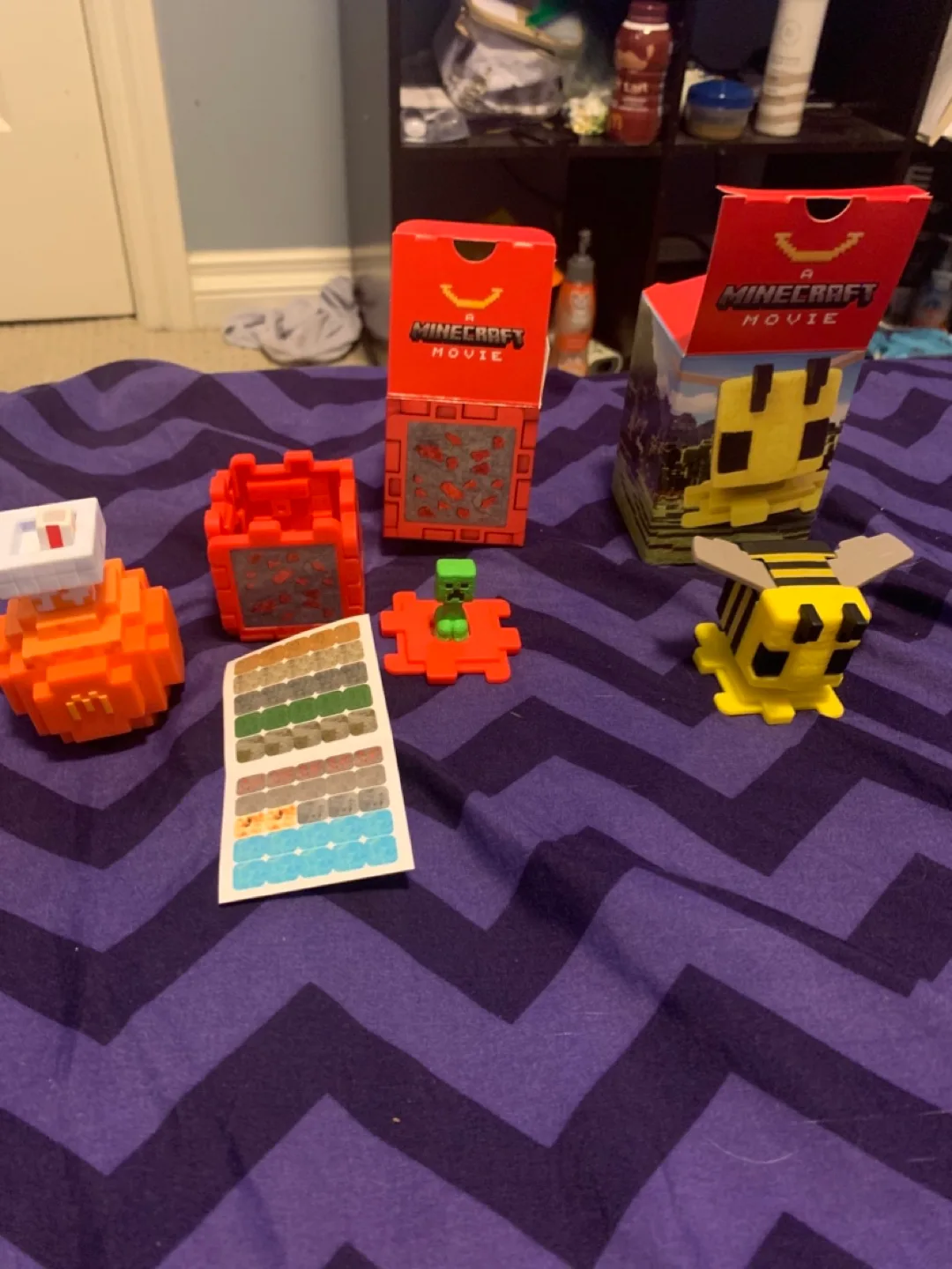Minecraft Movie McDonald's Happy Meal Toys thumbnail