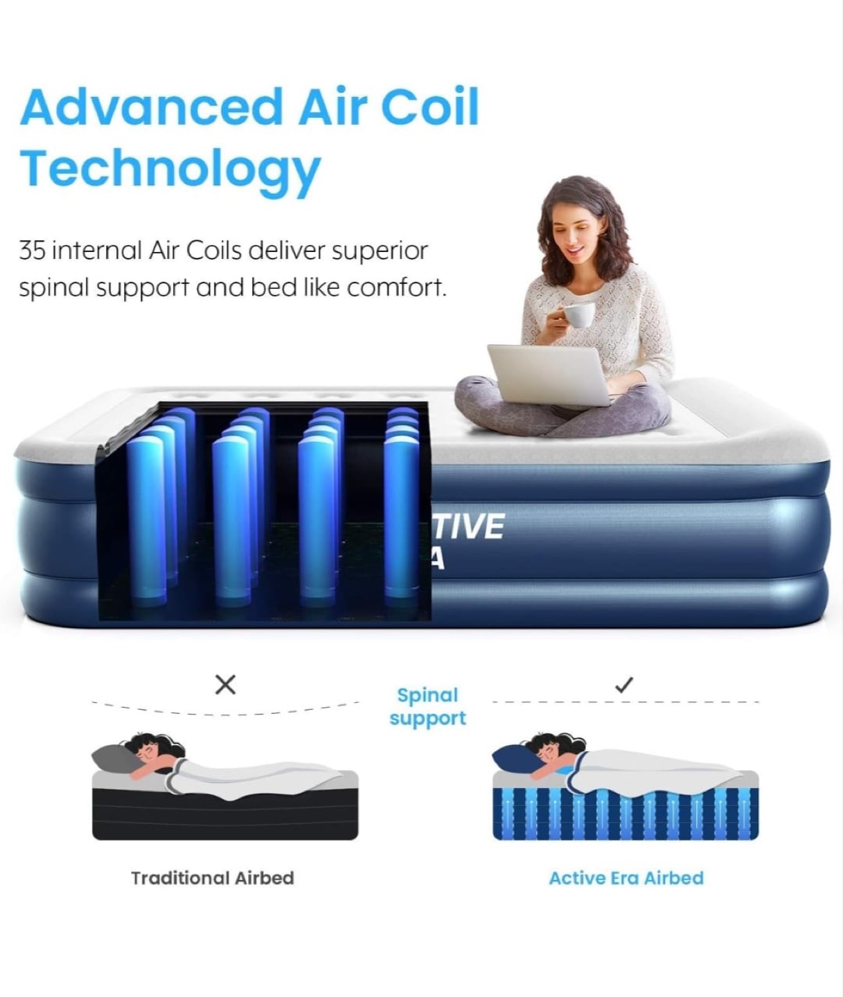 Active Era Premium Queen Air Mattress - photo 3