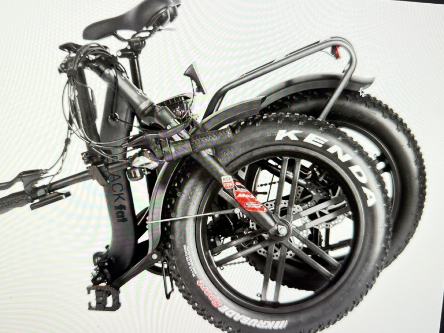 E-bike 34V 350w  Folding Fat Tire Electric Bike - photo 2