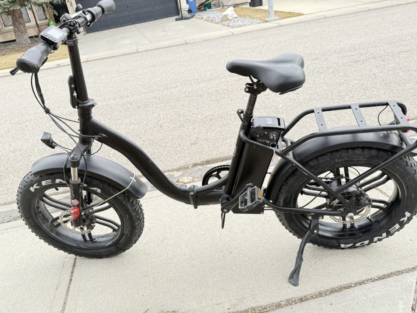E-bike 34V 350w  Folding Fat Tire Electric Bike