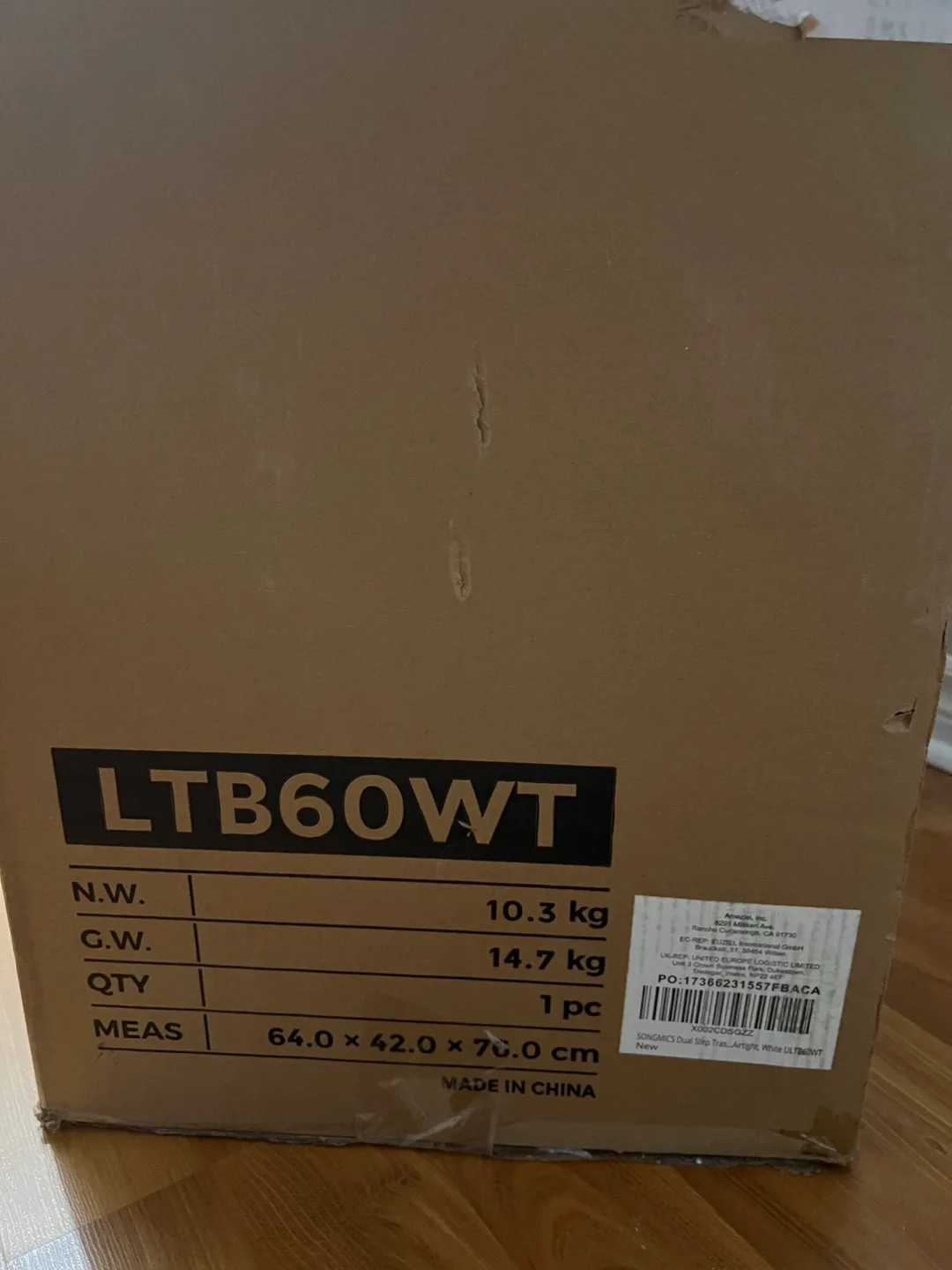 SONGMICS 60L Double Trash Can with Foot Pedal image indicator(2)