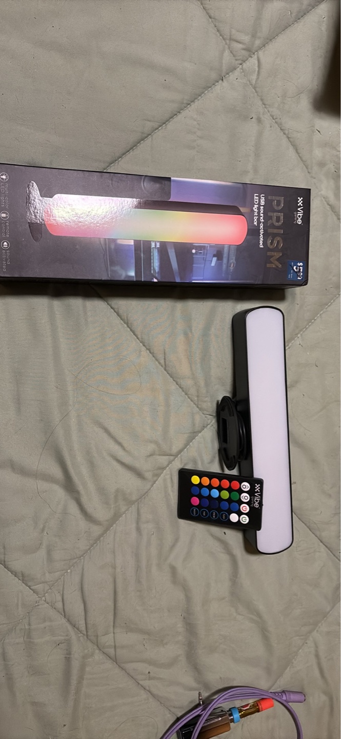 XX Vibe Prism USB Sound-Activated LED Light Bar