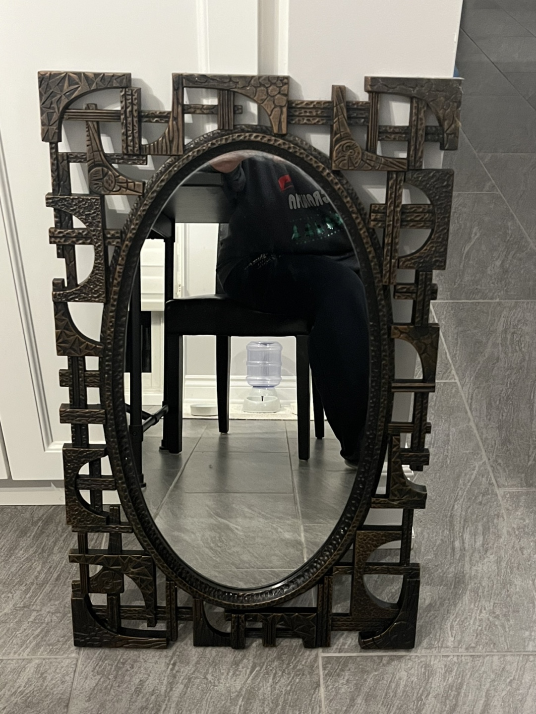Vintage Mid-Century Modern Wall Mirror