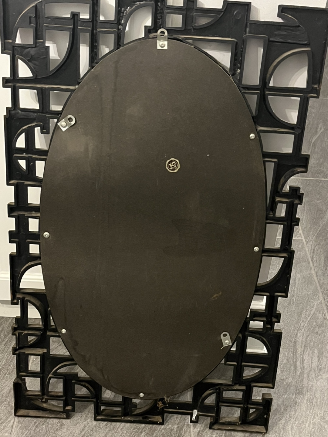 Vintage Mid-Century Modern Wall Mirror - photo 2