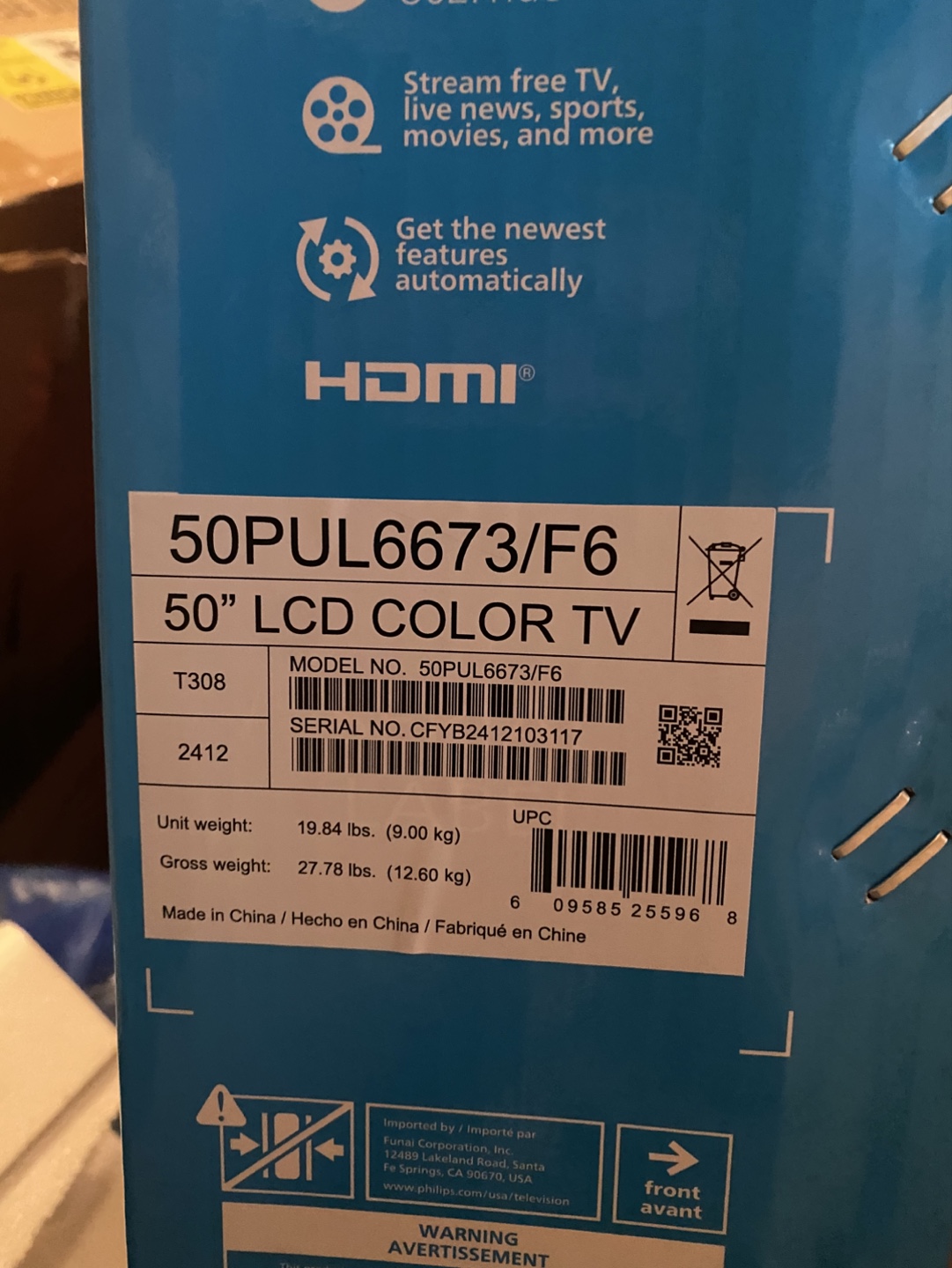 Philips Smart TV 50” CASH ONLY. MOVING SALE. - photo 3