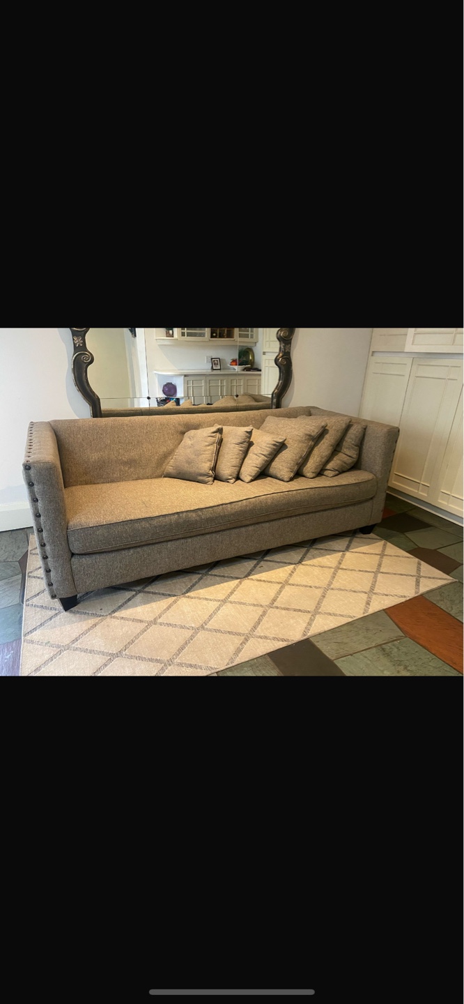 WILL ACCEPT BEST OFFER! Grey Sofa