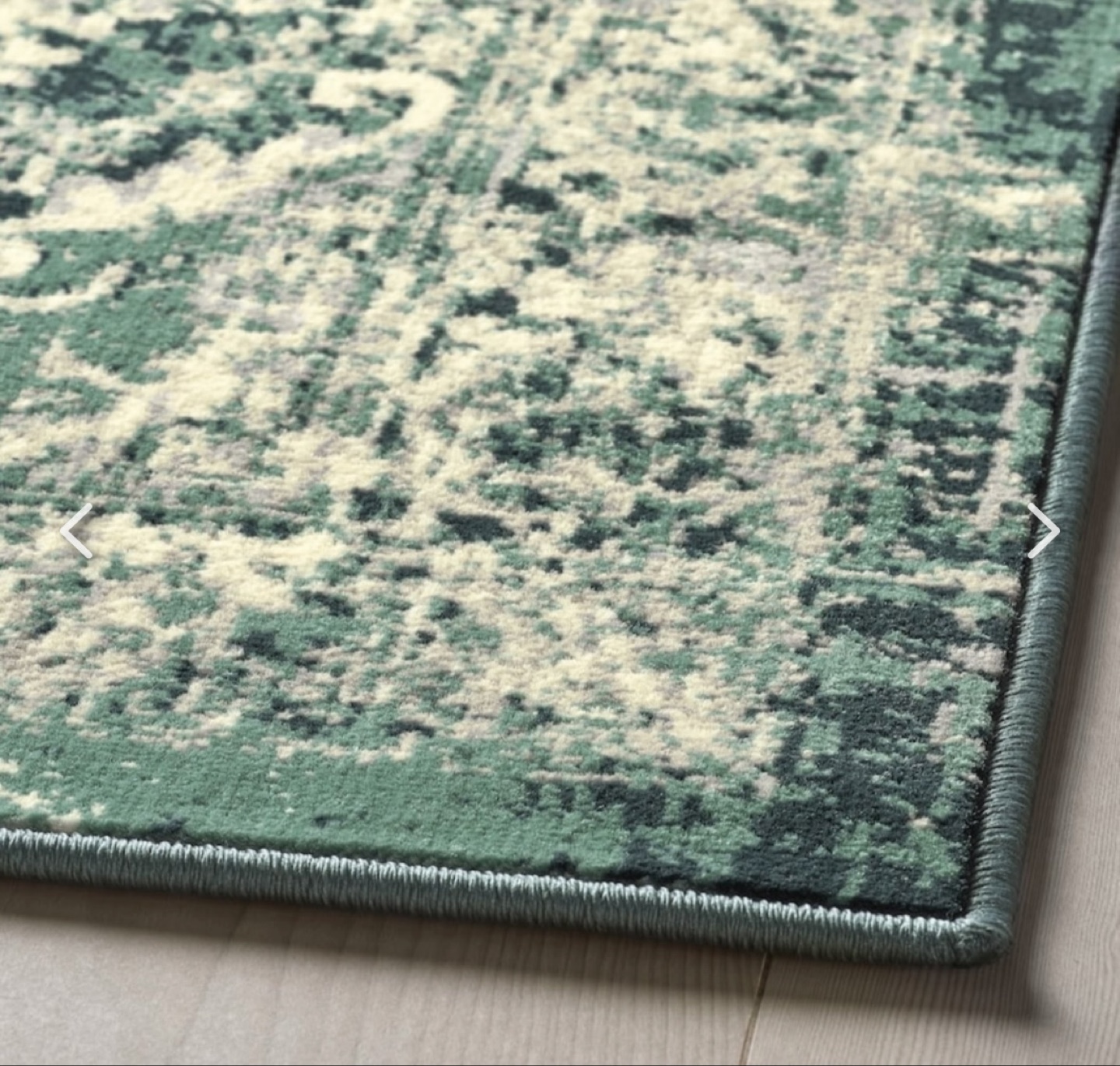 IKEA VONSBÄK Rug - Green Low Pile - 4' x 6' - photo 3