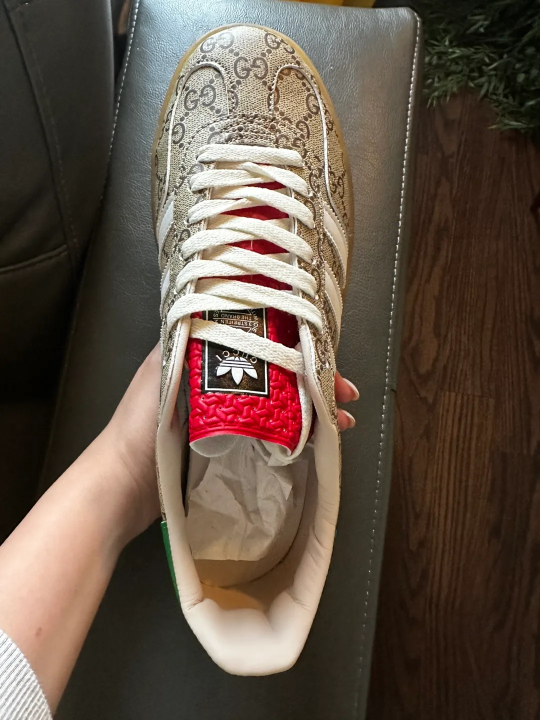 Adidas x Gucci Gazelle Sneakers - Size 43 thumbnail