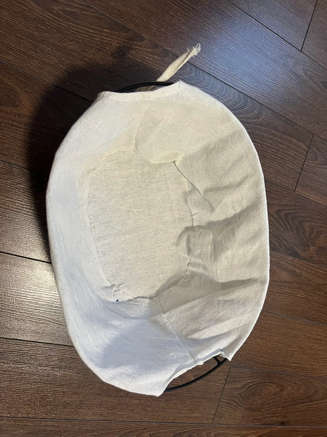 Black wire basket with removable liner (negotiable) thumbnail