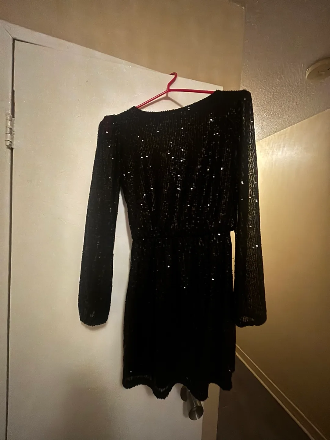 Black Sequin Mini Dress thumbnail