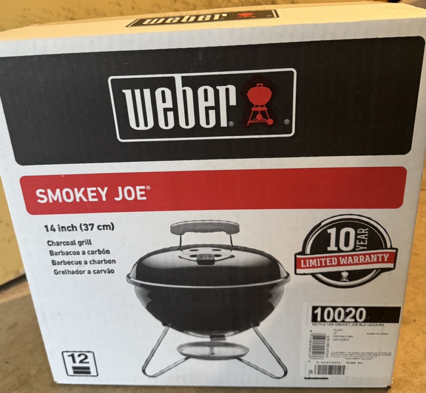 Weber Smokey Joe 14-inch Charcoal Grill