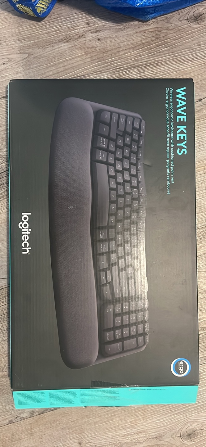 Logitech Wave Keys Wireless Ergonomic Keyboard