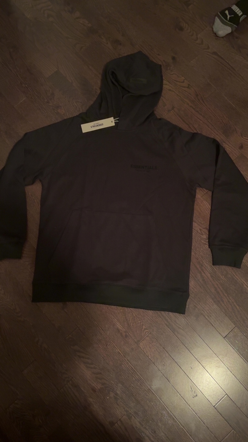 Black Essentials hoodie - photo 4