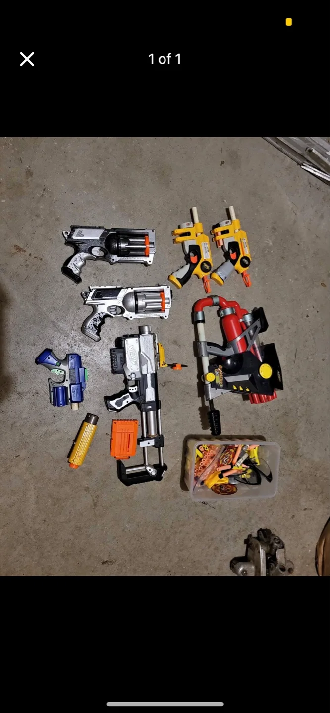 Nerf Gun Lot -  Blasters & Ammo thumbnail