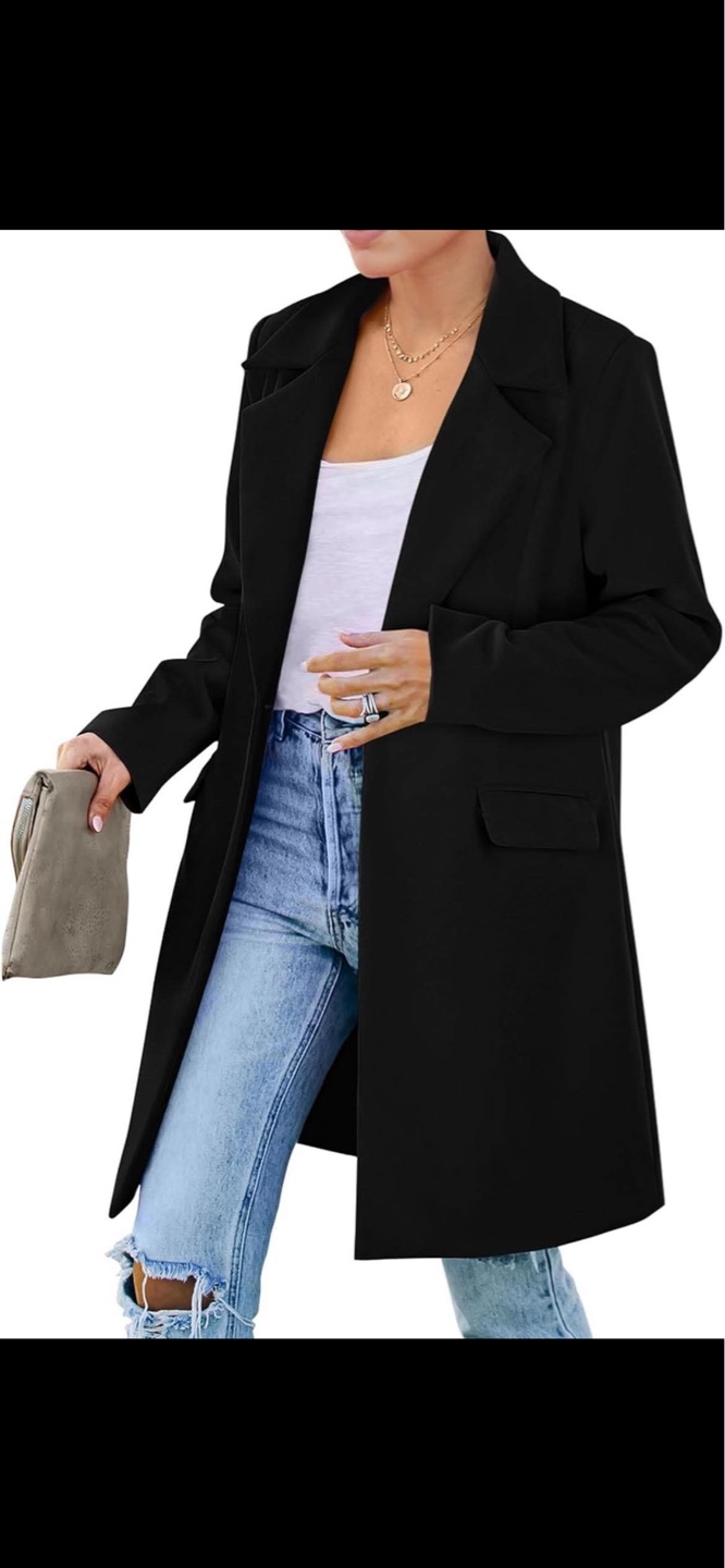 NEW! PRETTYGARDEN Size L Long Blazer Jacket - photo 5
