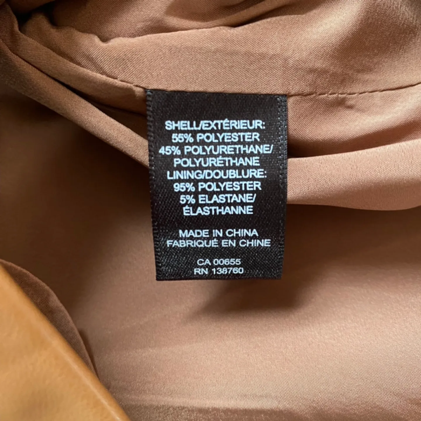 RW&CO. Brown Faux Leather Mini Skirt - Size 2 image indicator(4)