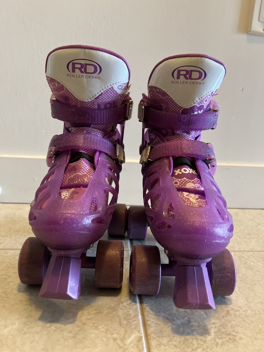 Roller Derby Girls' Purple Roller Skates