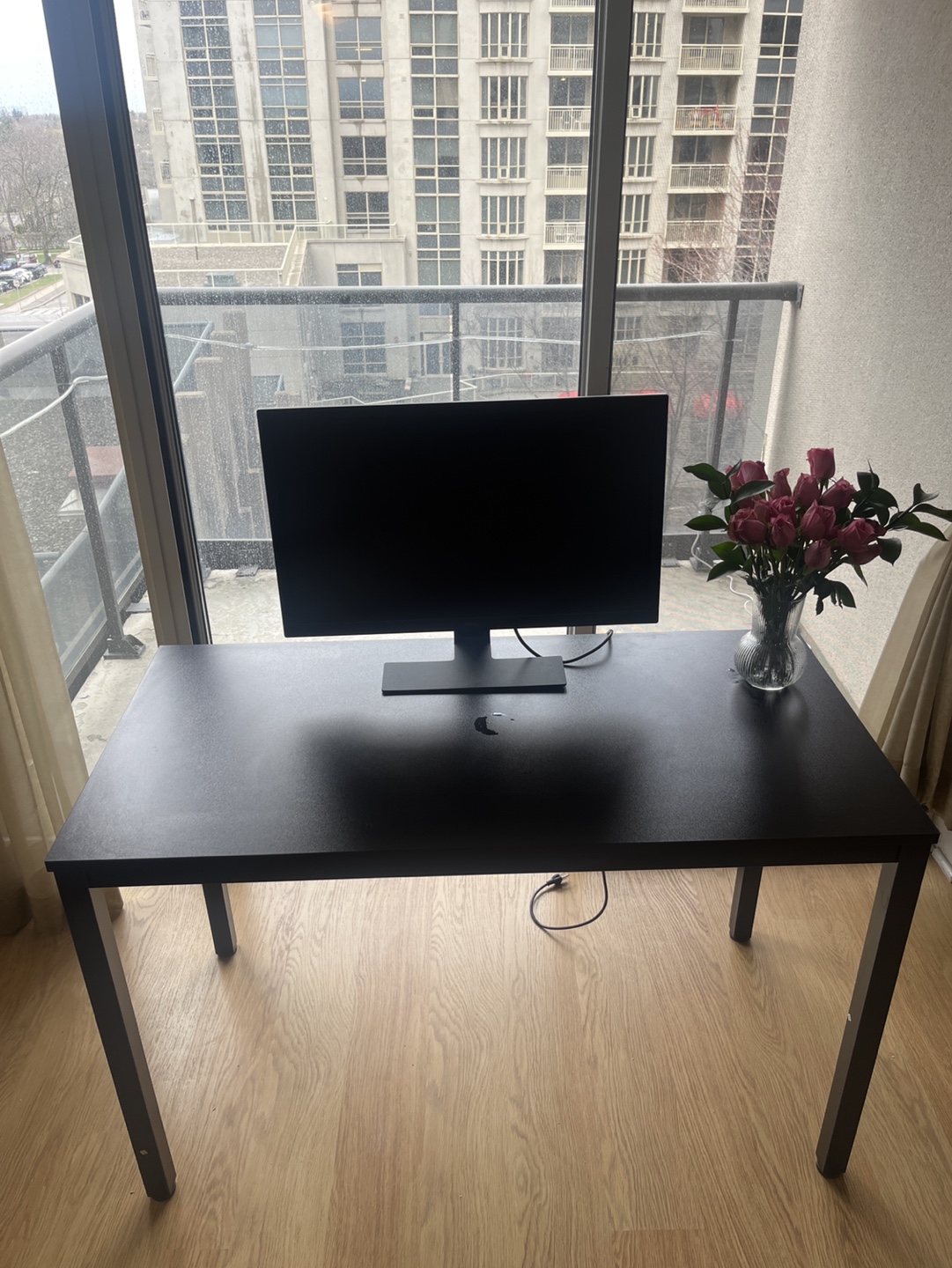 Black Computer Desk - Modern & Minimalist