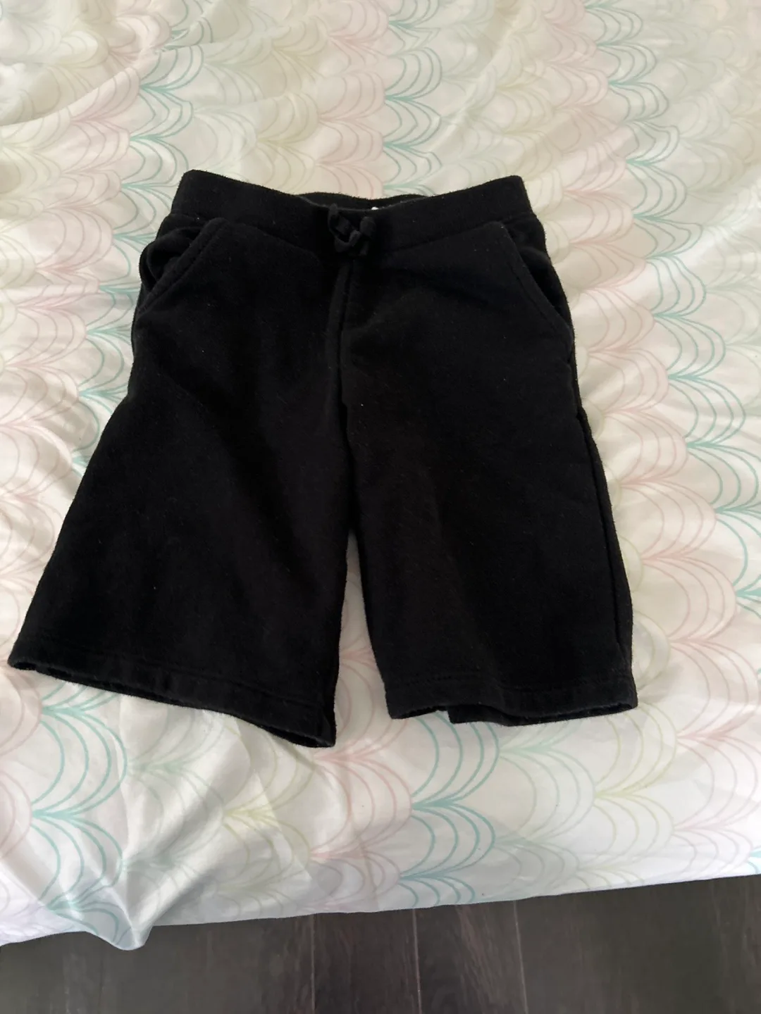 Boys or girls Black Fleece Shorts thumbnail