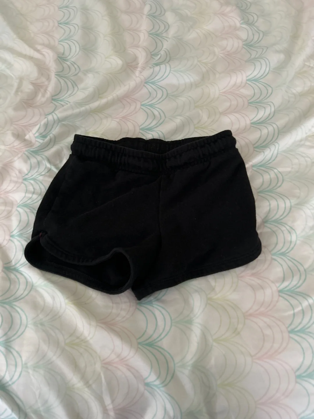 Black Girls' or boys Fleece Shorts thumbnail