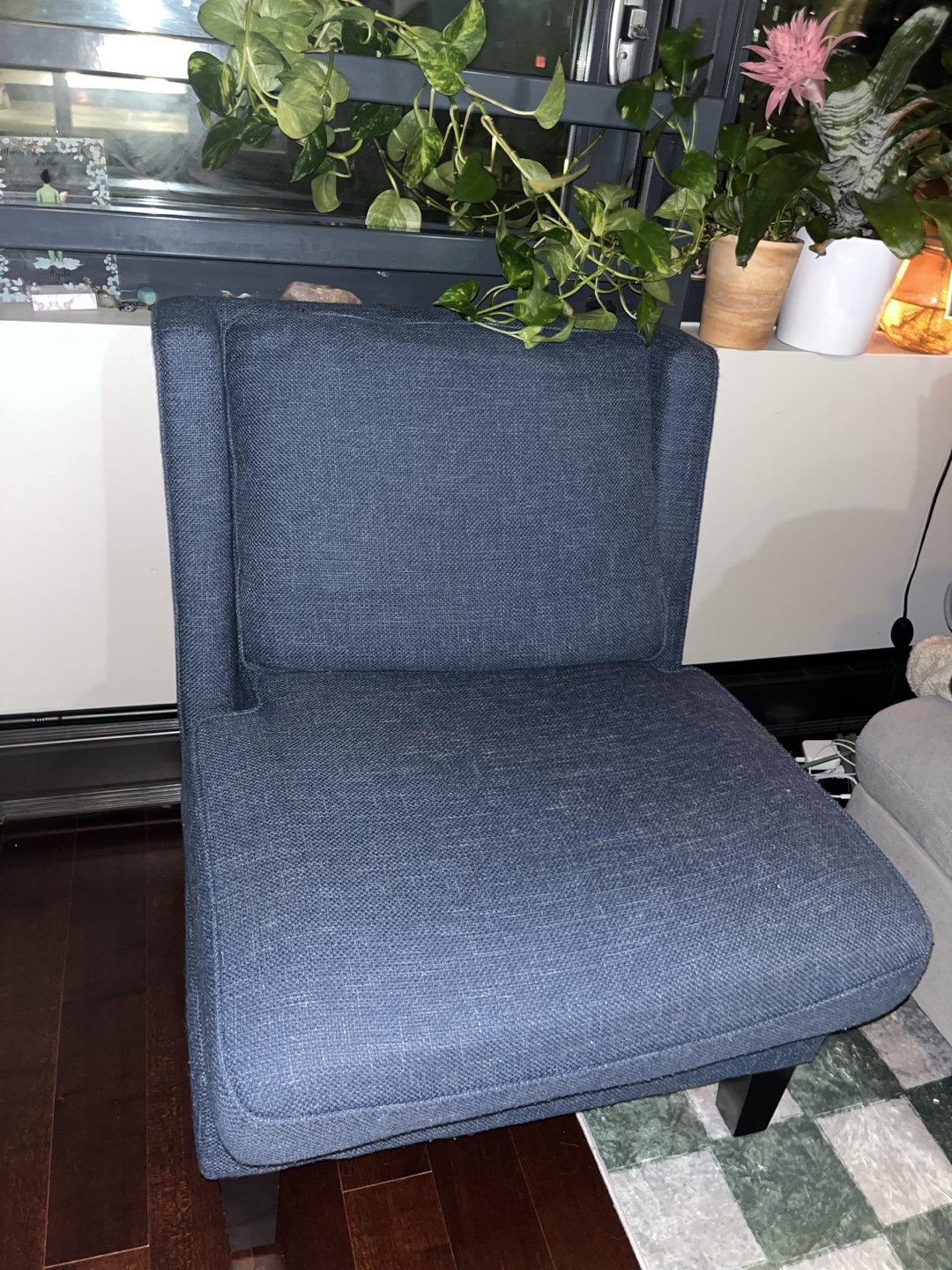 Navy Blue Accent Chair