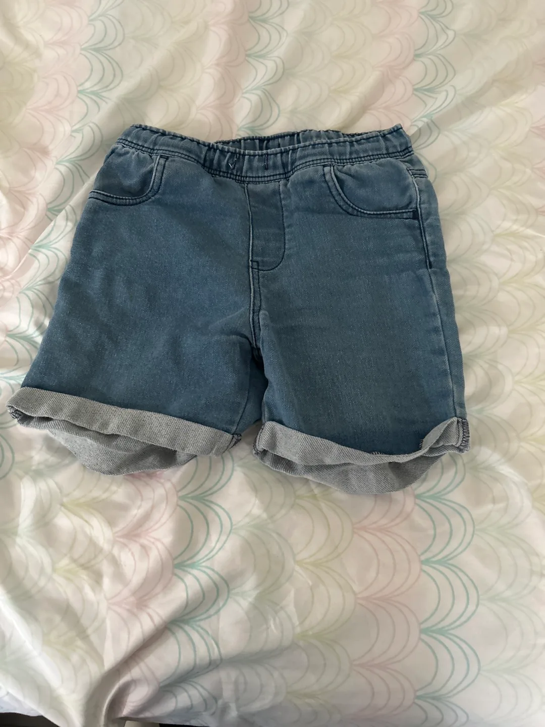 Girls' Light Wash Denim Shorts thumbnail