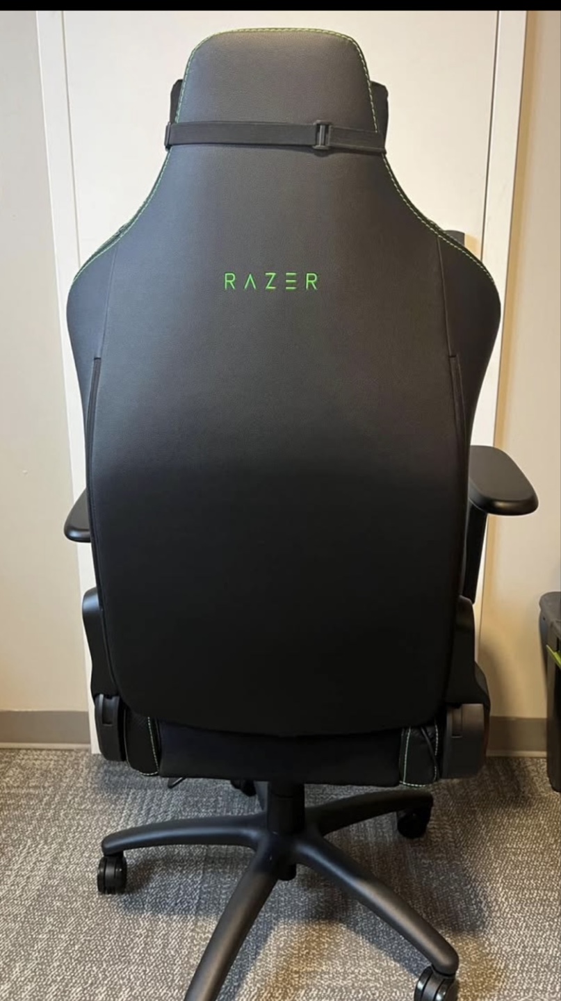 Razer Ergonomic Enki Pro Gaming Chair - Black/Green - photo 4