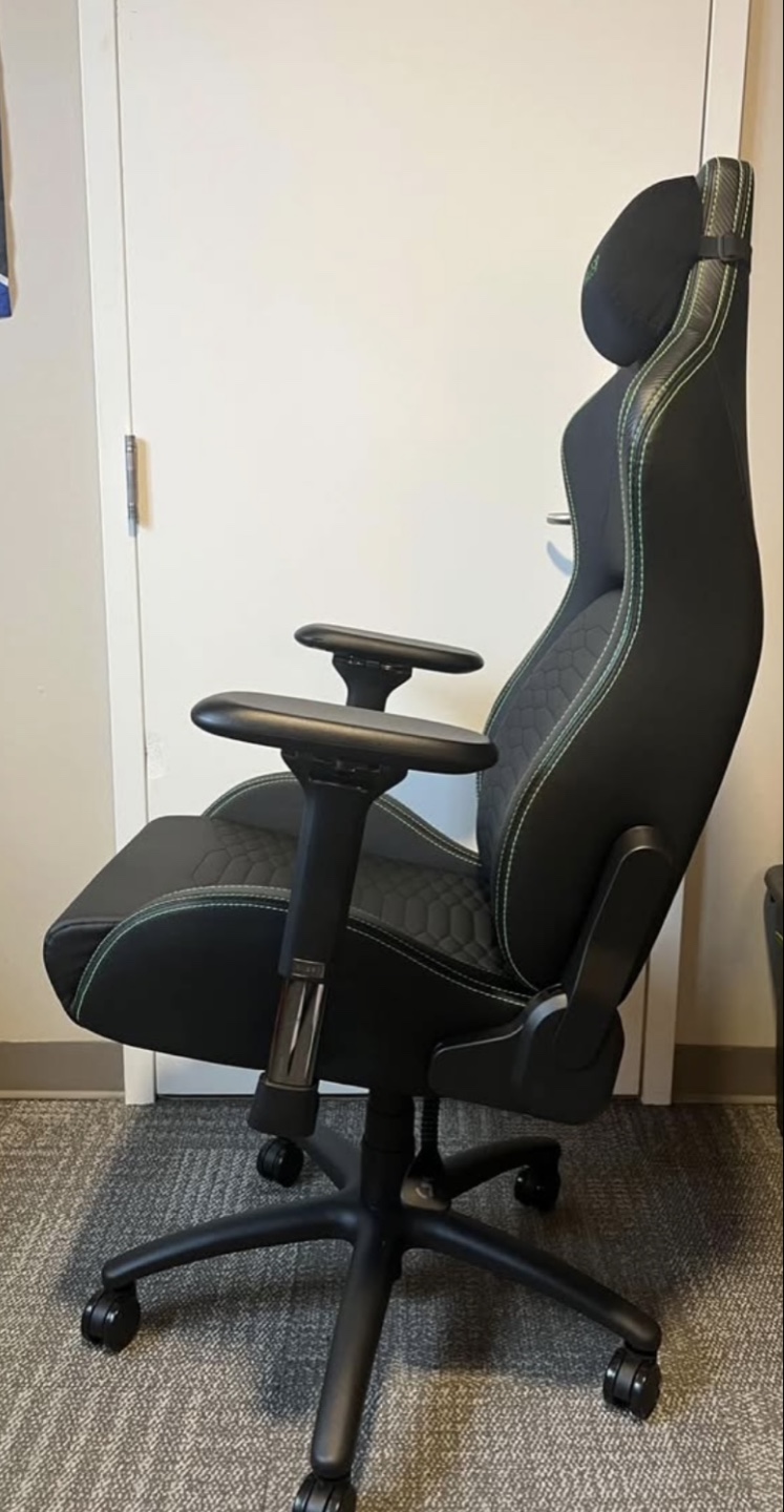 Razer Ergonomic Enki Pro Gaming Chair - Black/Green - photo 2