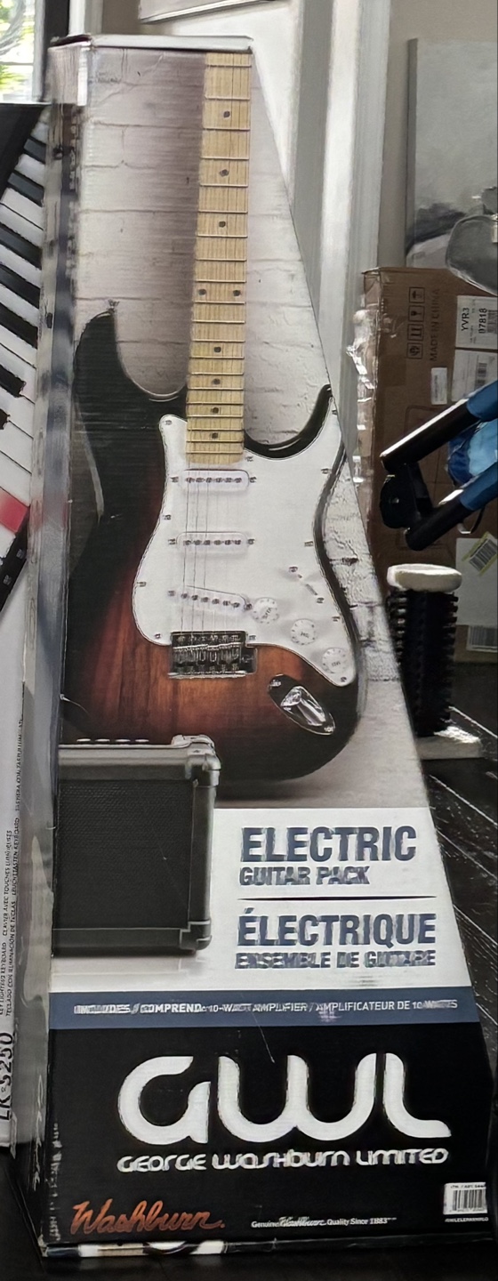 New In box GWL electric guitar pack with amp