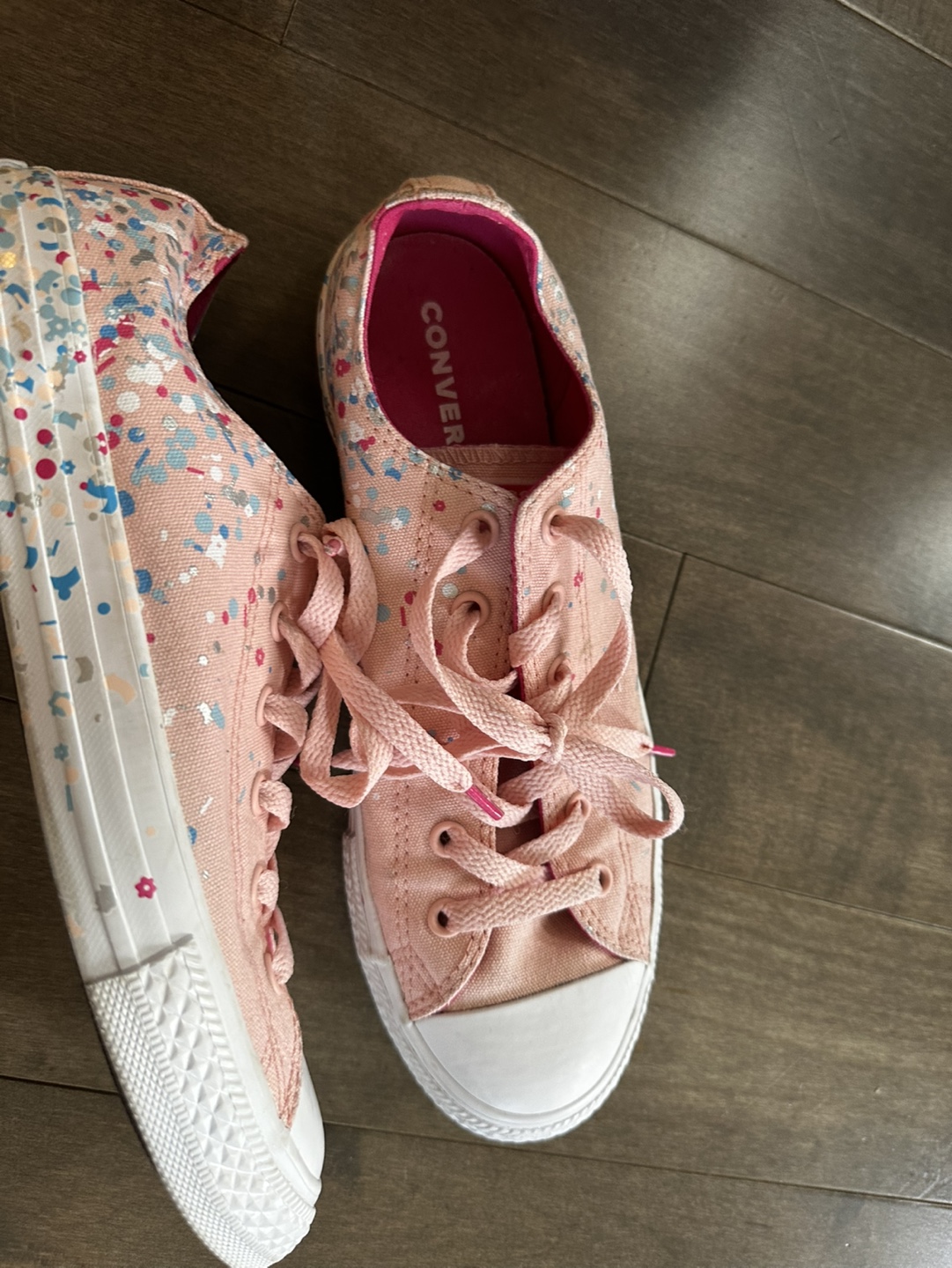 Pink Converse size Junior 5.5 - photo 2