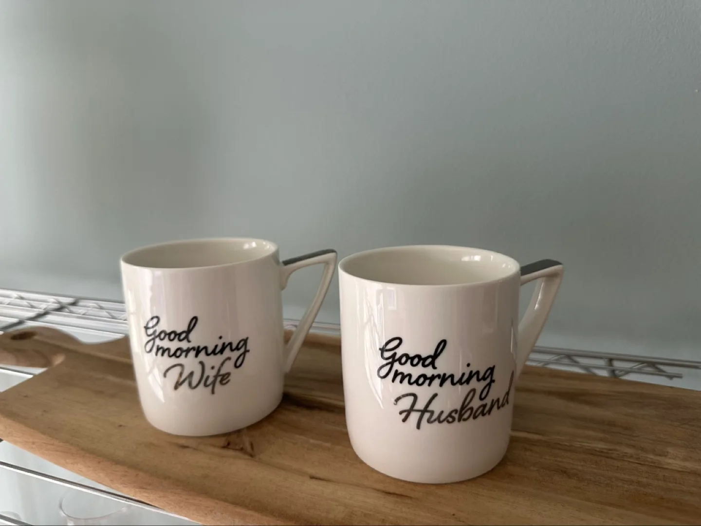 Coco + Lola Good Morning Wife & Husband Mugs thumbnail