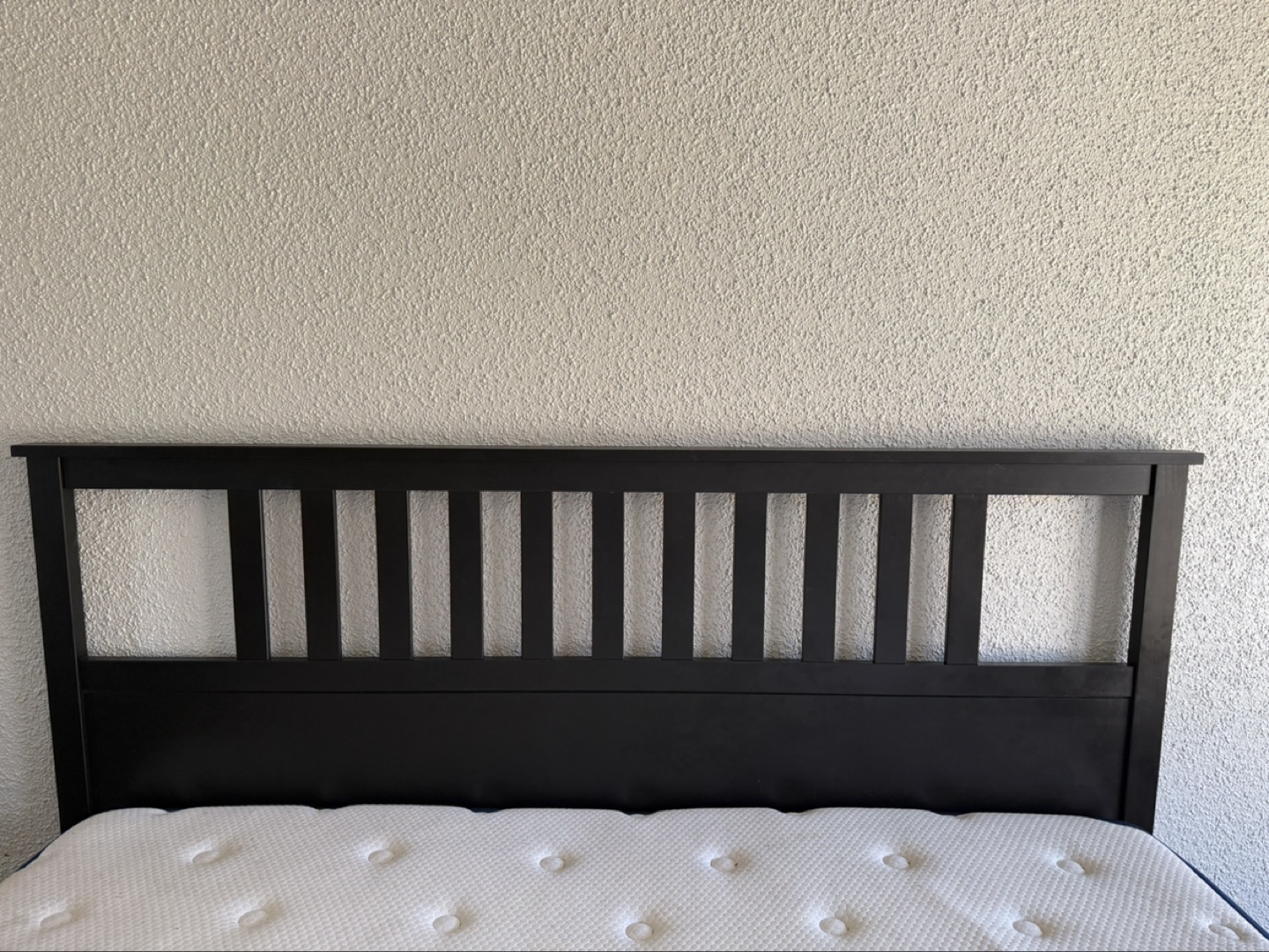 IKEA MALM king Bed Frame and hybrid memory foam spring mattress