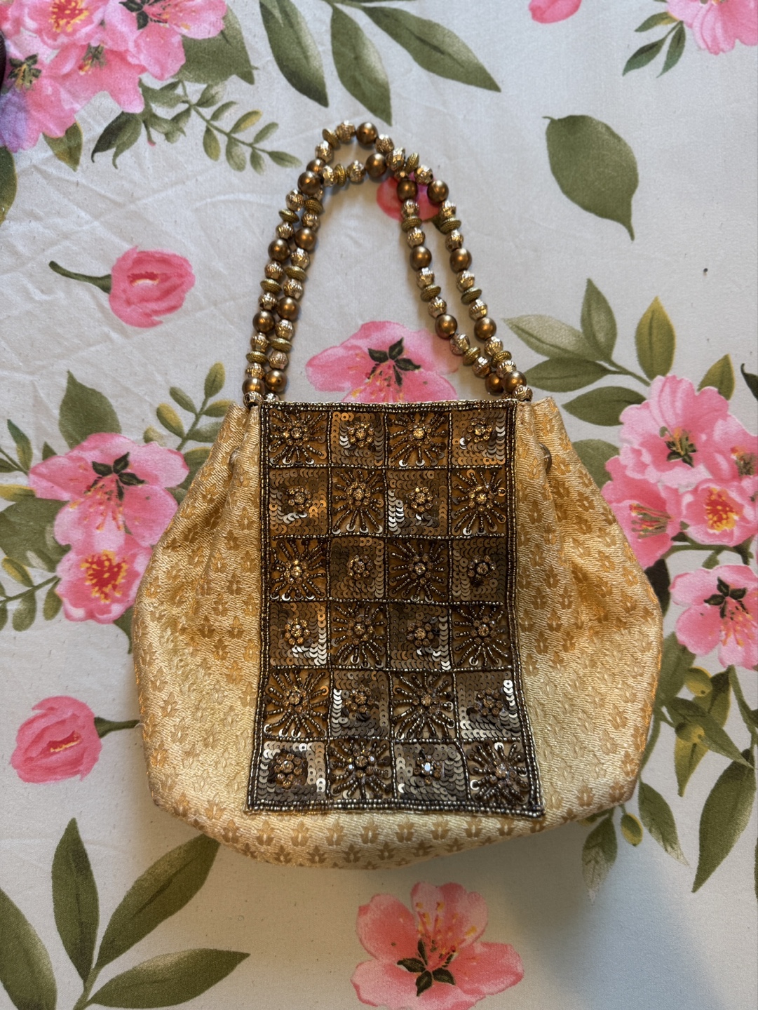 Golden Clutch Purse