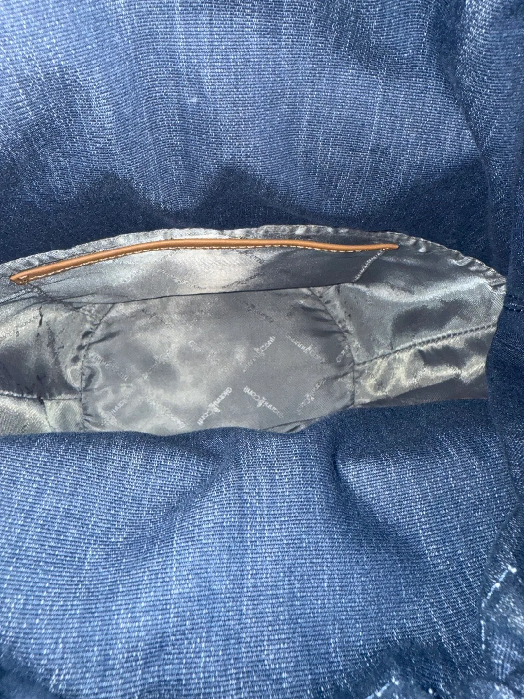 Gianni Conti Genuine Leather Bucket Bag image indicator(6)