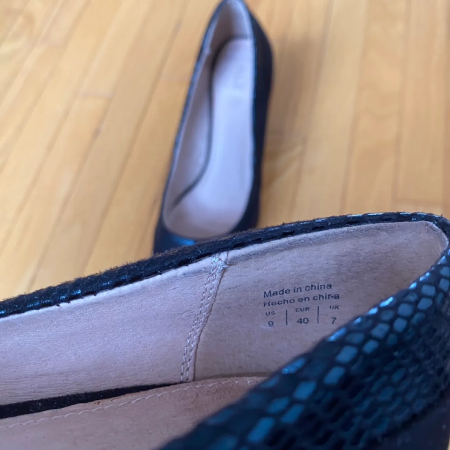 ALDO Black Suede Heels image indicator(7)