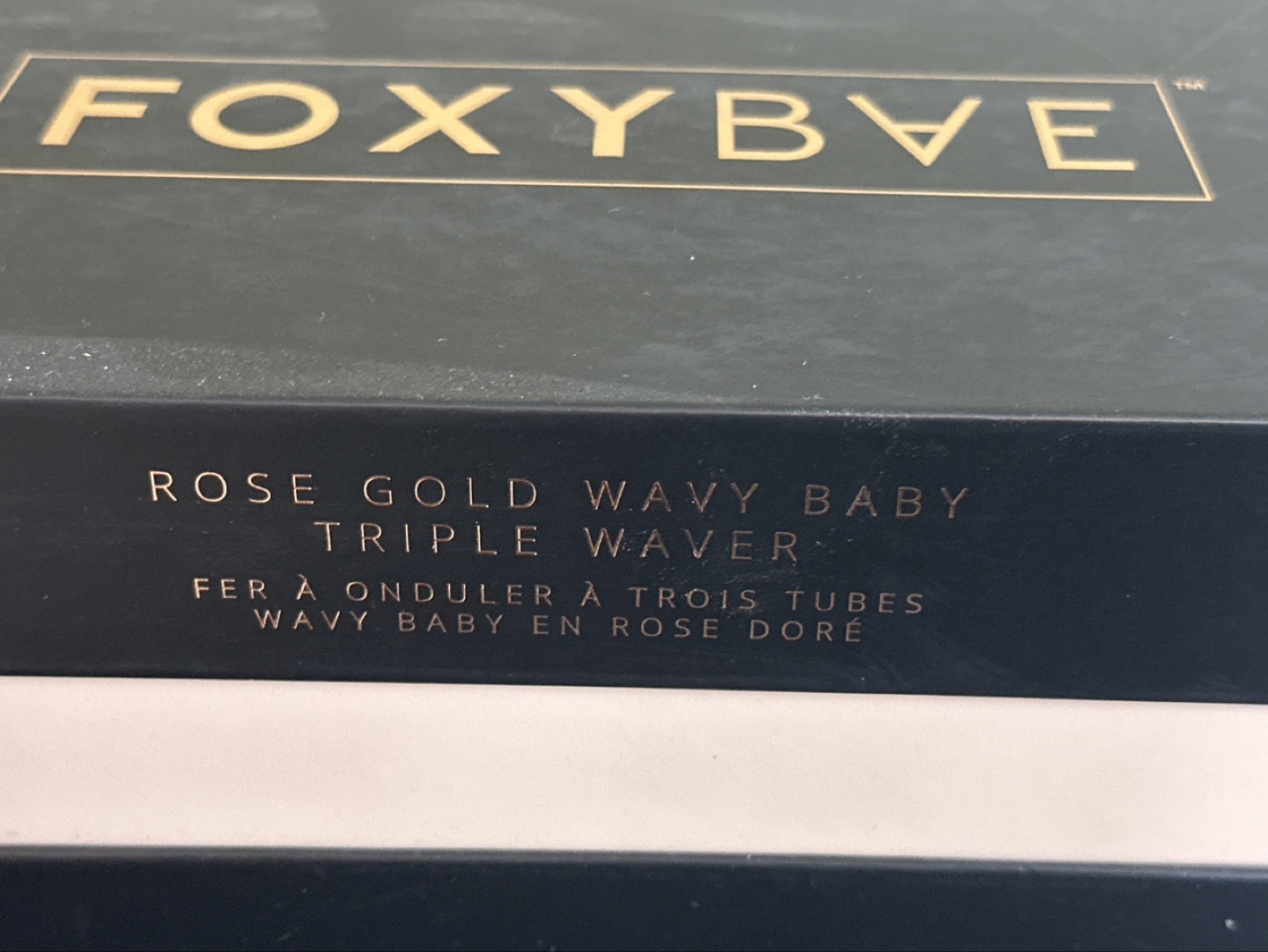 Foxybae Rose Gold Wavy Baby Triple Waver - photo 3
