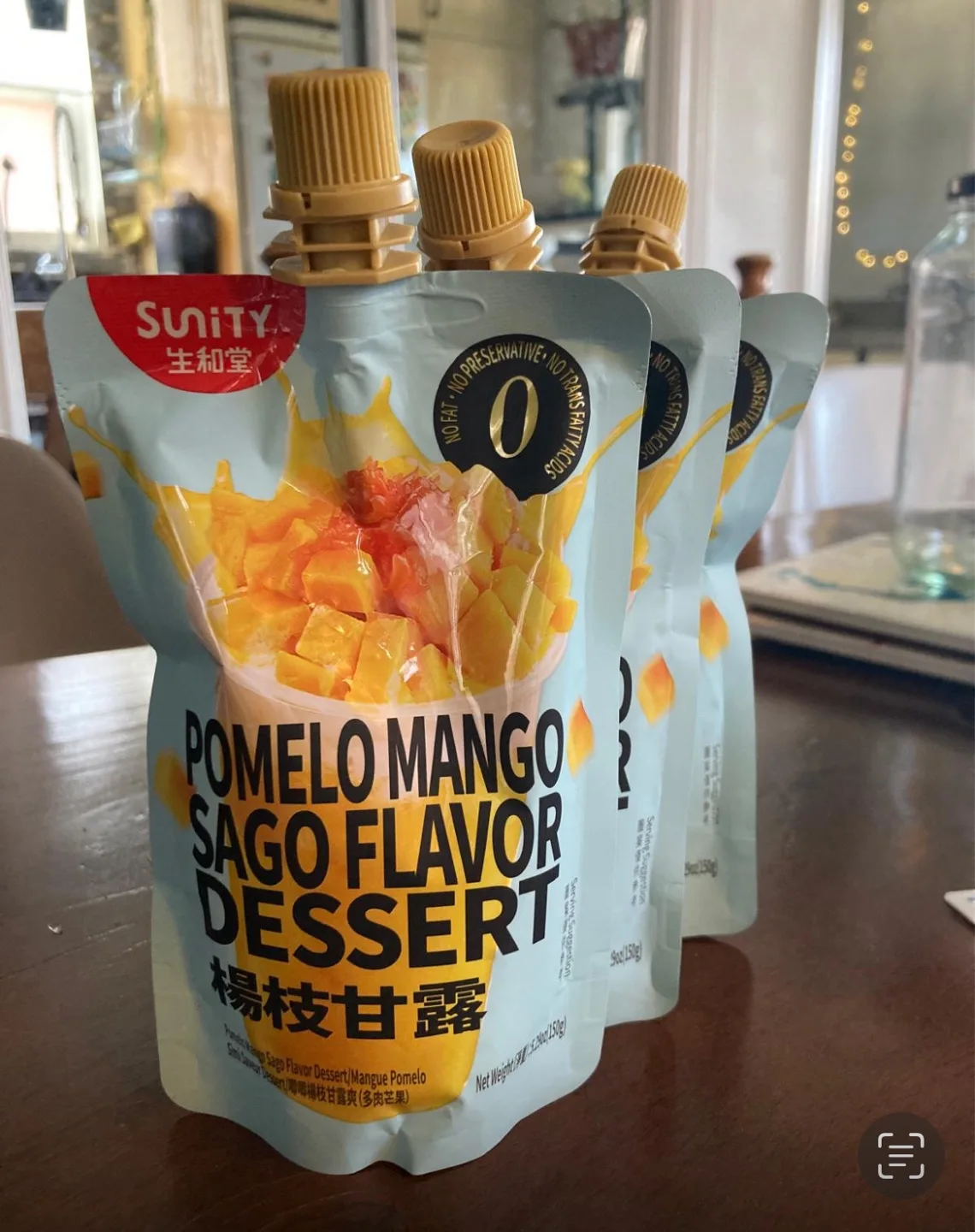 Sunity Pomelo Mango Sago Flavor Dessert (3 packs) thumbnail