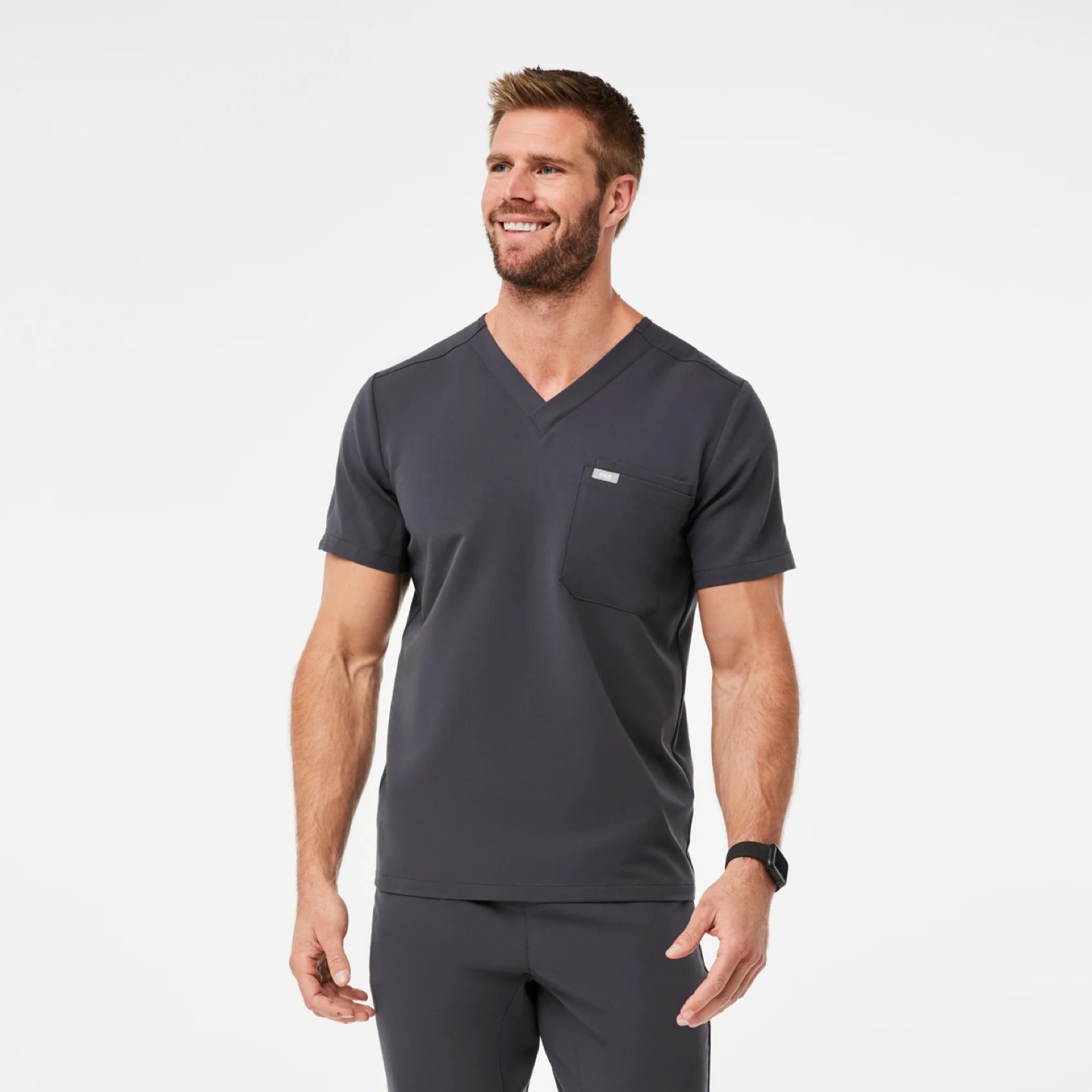 FIGS Men’s Charcoal Scrubs Set