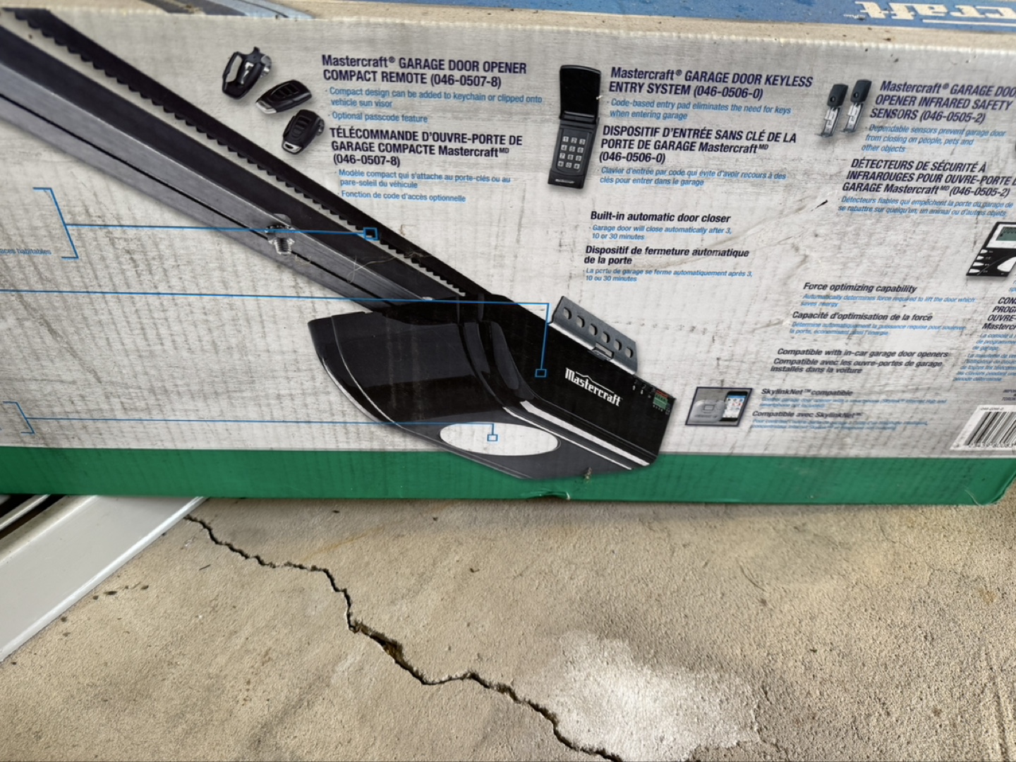 Mastercraft 3/4 HP Belt Drive Garage Door Opener - photo 2