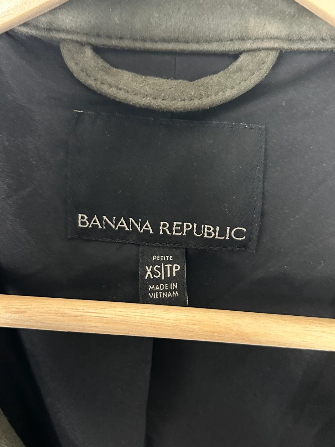 Banana Republic Petite XS Olive Green Suede Moto Jacket image indicator(2)