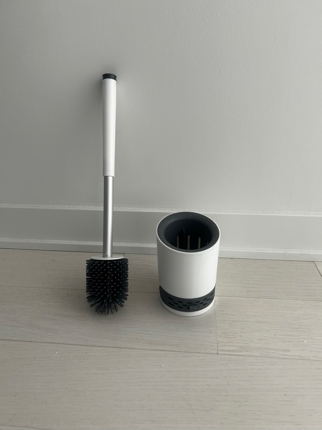 Toilet Brush and Holder Set - Silicone Bristles - photo 2