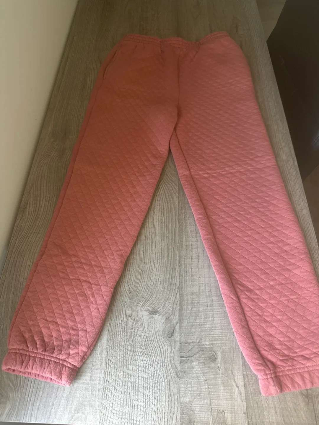 George Pink Quilted Joggers and Hoodie Set thumbnail