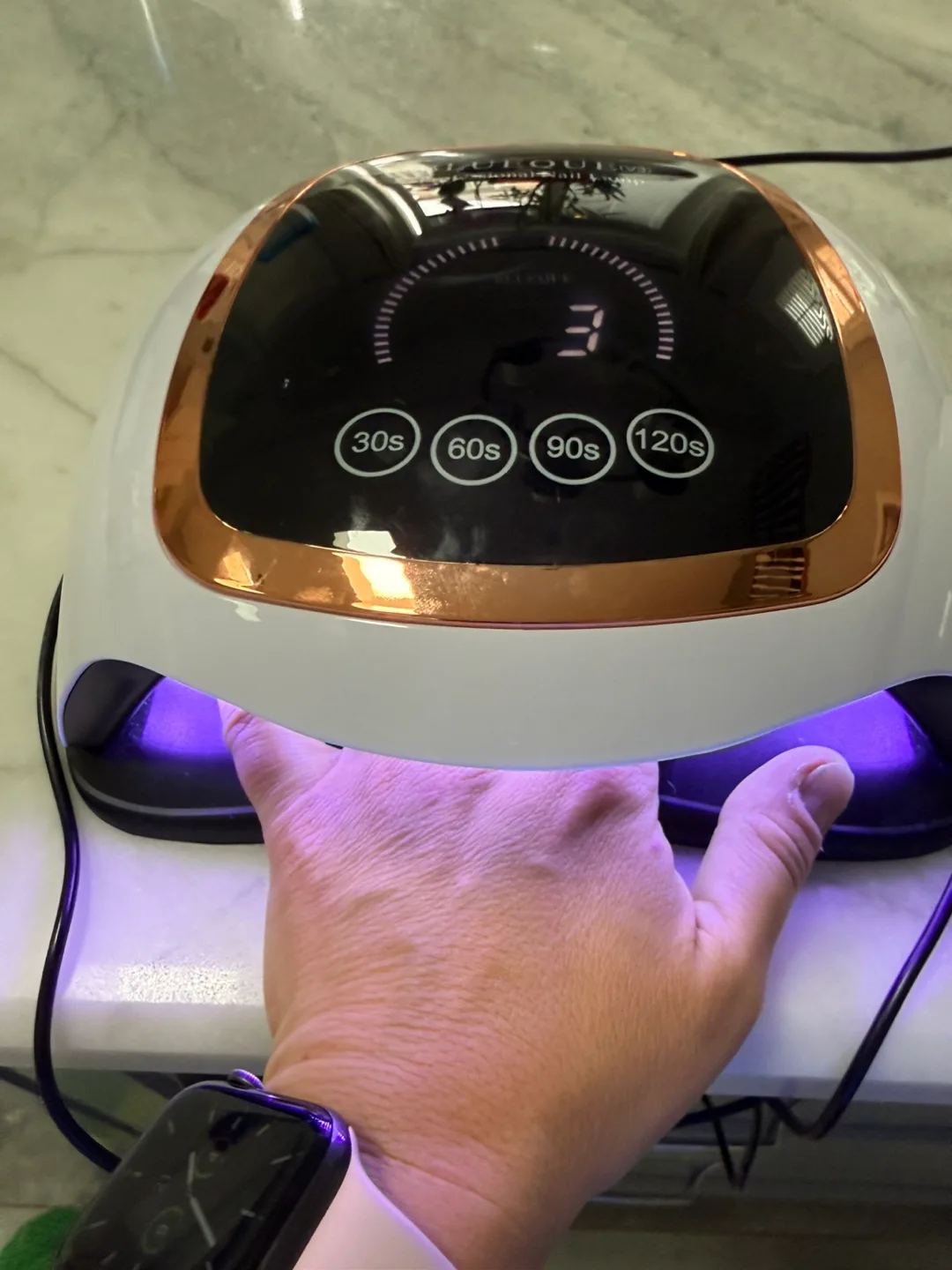 Two UV Nail Lamps - SUN X5 MAX & BLUEO image indicator(4)